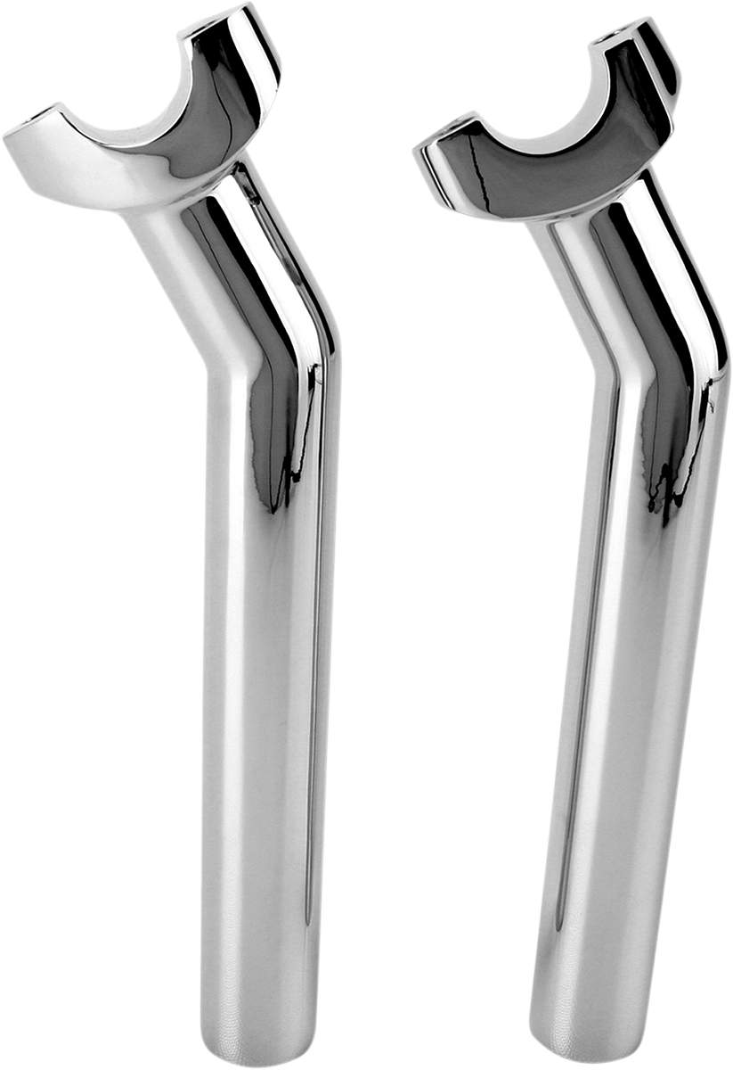 DRAG SPECIALTIES Forged Aluminum Handlebar Risers - Pullback - 8-1/2" - Chrome 241604