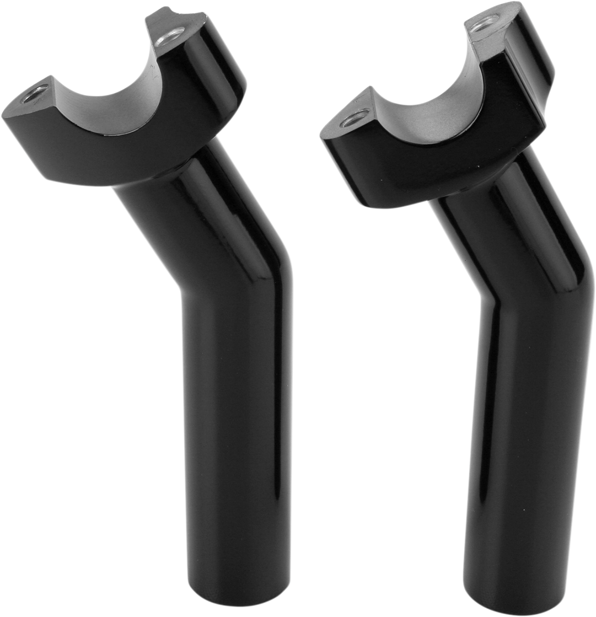 DRAG SPECIALTIES Forged Aluminum Handlebar Risers - Pullback - 5-1/2" - Black 241607