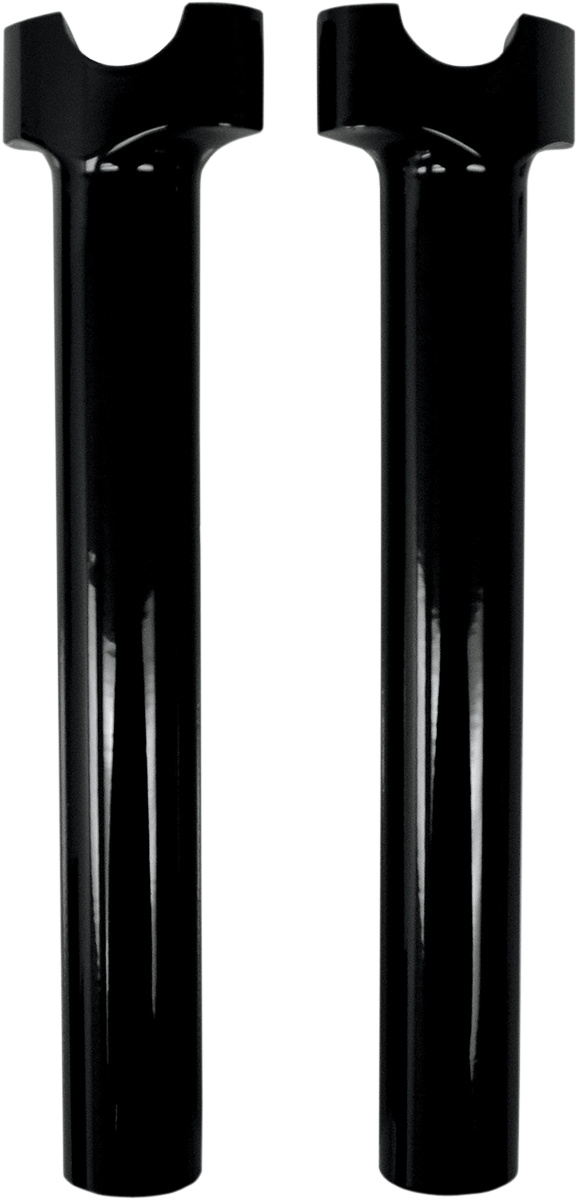 DRAG SPECIALTIES Buffalo Billet Aluminum Handlebar Risers - 10" - Black 0602-0517