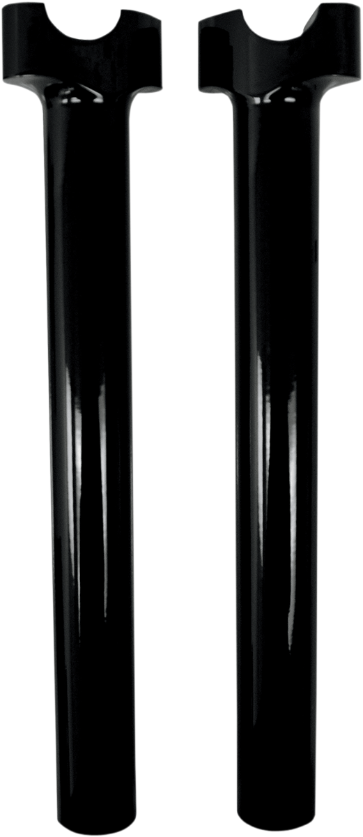 DRAG SPECIALTIES Buffalo Billet Aluminum Handlebar Risers - 12" - Black 0602-0519