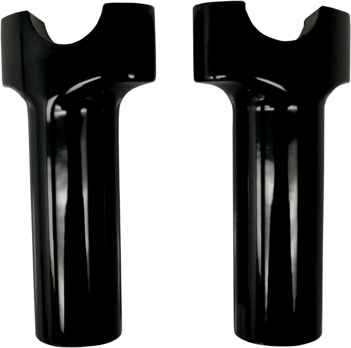 DRAG SPECIALTIES Buffalo Billet Aluminum Handlebar Risers - 4" - Black 0602-0520