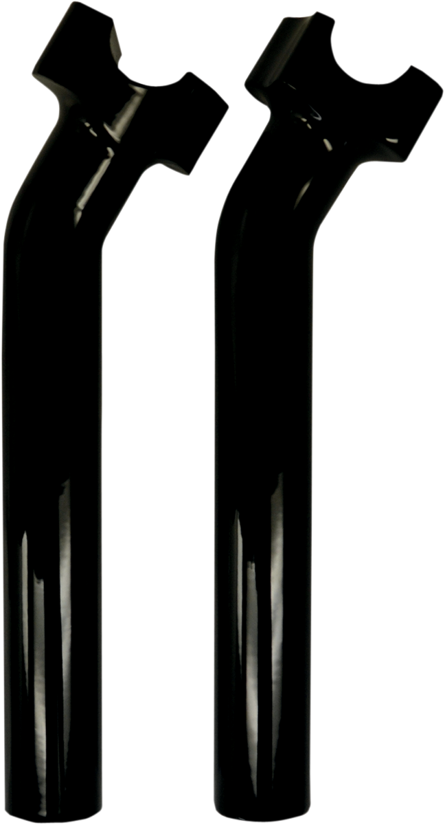 DRAG SPECIALTIES Buffalo Billet Aluminum Handlebar Risers - 9-1/2" - Black 0602-0522