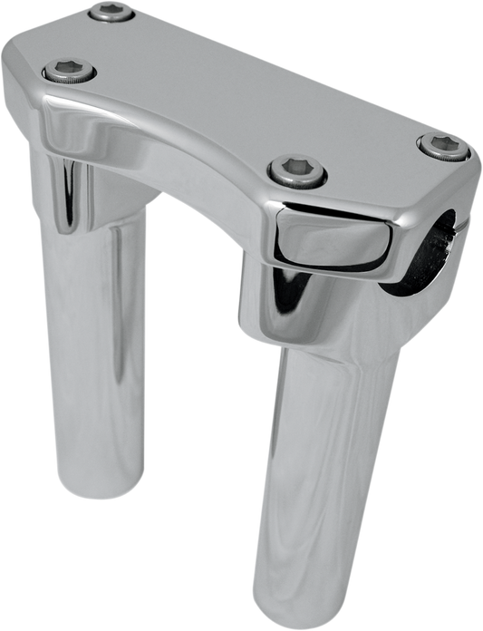 DRAG SPECIALTIES Handlebar Riser & Top Clamp Kit - 6" - Buffalo - Chrome 0602-0592