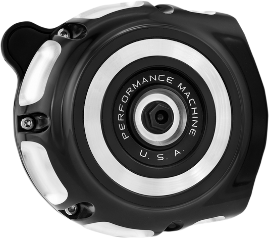 PERFORMANCE MACHINE (PM) Vintage Air Cleaner - Contrast Cut™ 0206-2130-BM