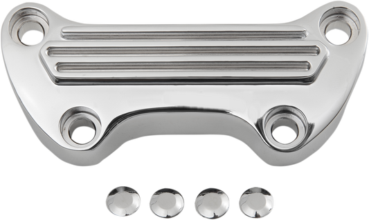 DRAG SPECIALTIES Handlebar Clamp - Finned 03-0106