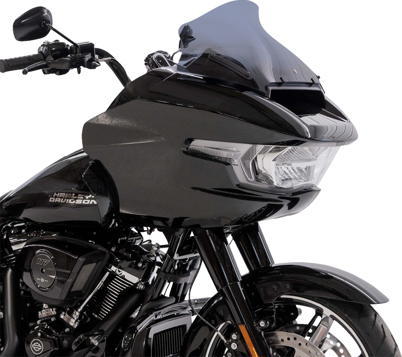 KLOCK WERKS Sport Flare™ Windshield - 11" - Dark Smoke - FLTRX KWW-01-0735-DS