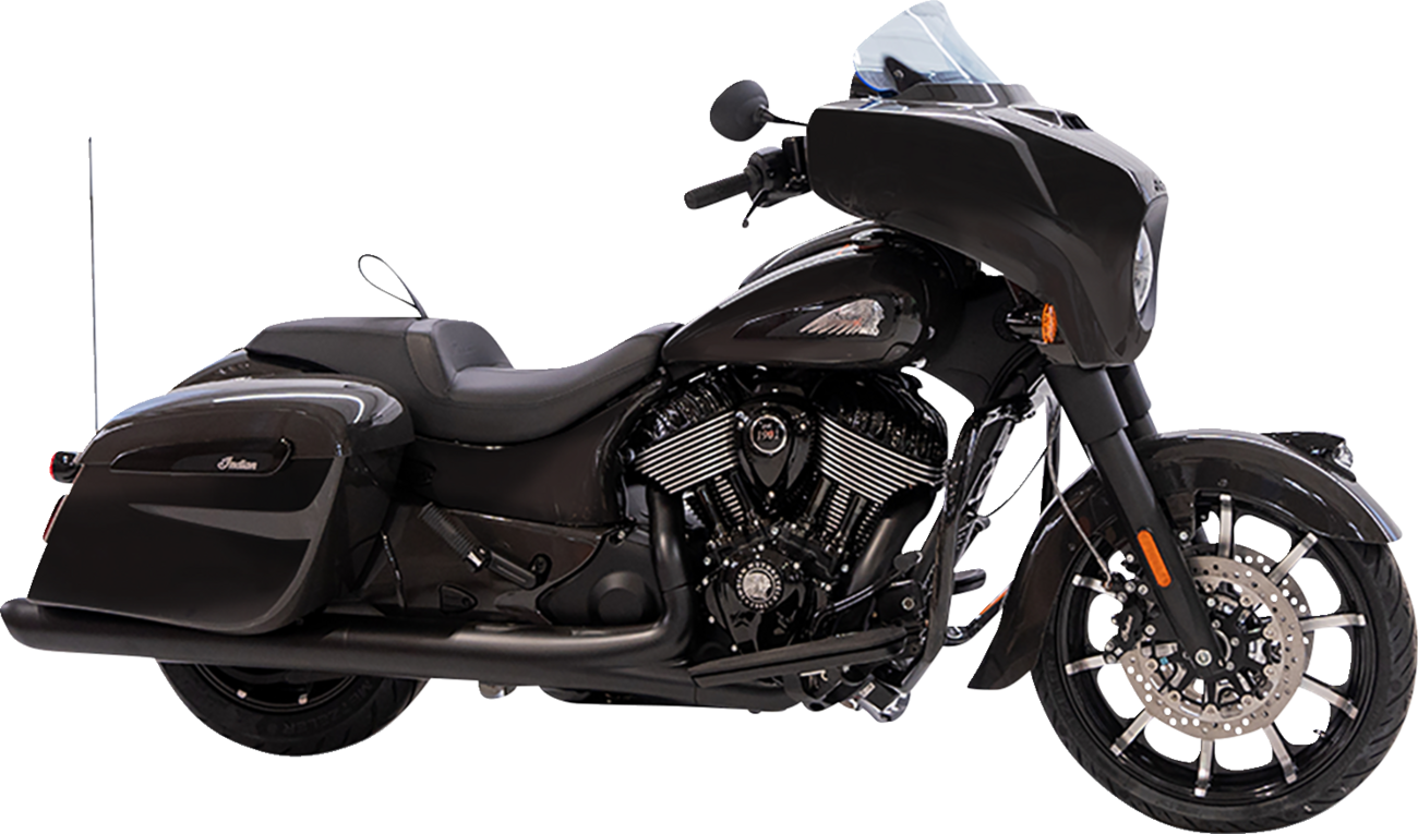KLOCK WERKS Kolor Flare™ Windshield - 10" - Blue Ice KWW-04-0635