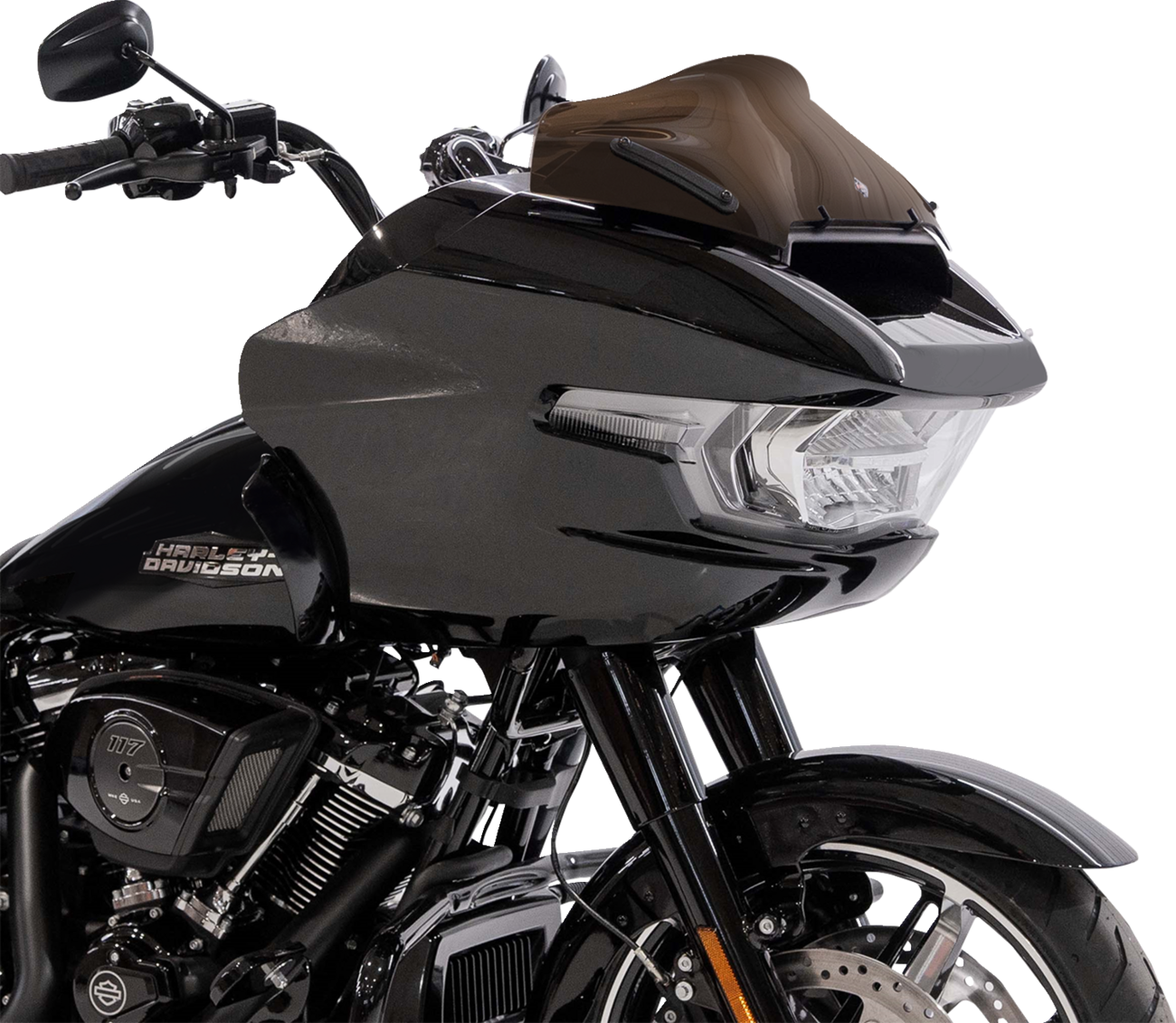 KLOCK WERKS Kolor Flare™ Sport Windshield - 8" - Bronze - FLTRX KWW-01-0761