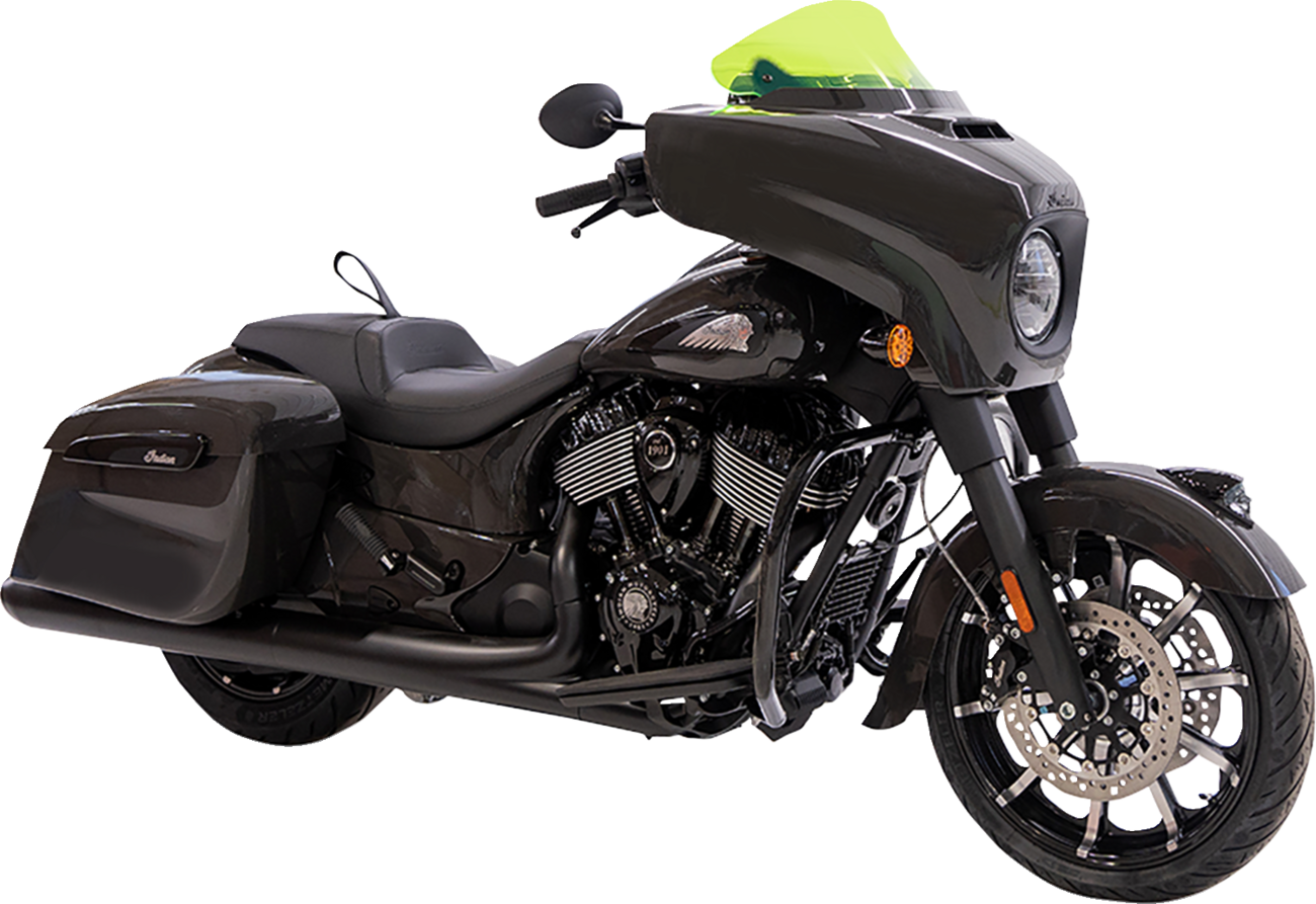 KLOCK WERKS Kolor Flare™ Windshield - 10" - Green Ice KWW-04-0634