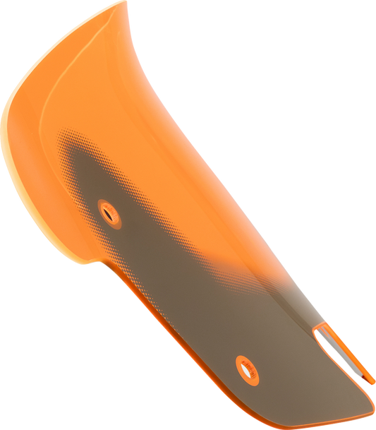 KLOCK WERKS Kolor Flare™ Windshield - 10" - Orange Ice KWW-04-0632
