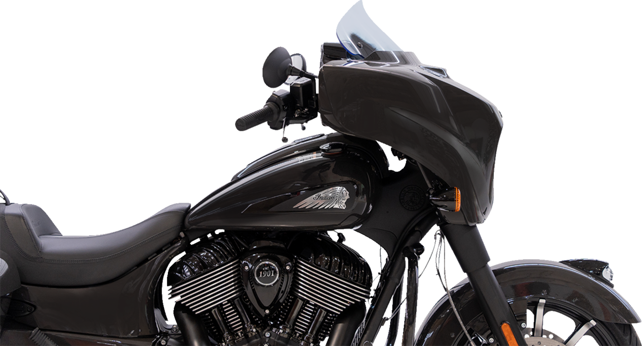 KLOCK WERKS Kolor Flare™ Windshield - 10" - Blue Ice KWW-04-0635