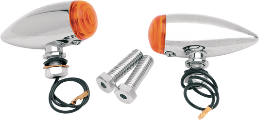 PRO-ONE PERF.MFG. Bullet Marker Light – Chrome, Model 400350