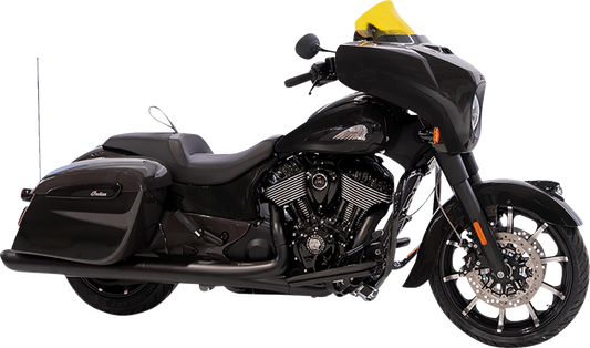 KLOCK WERKS Kolor Flare™ Windshield - 10" - Yellow KWW-04-0638