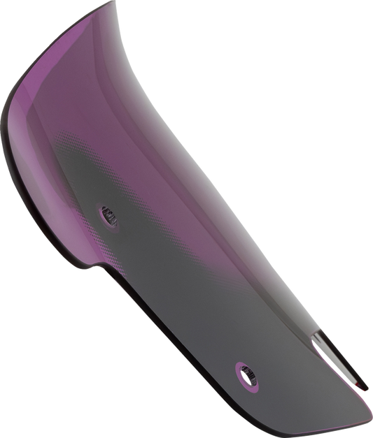 KLOCK WERKS Kolor Flare™ Windshield - 10" - Purple KWW-04-0641