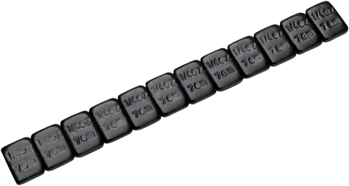 Motion Pro Wheel Weights Adhesive Stick-On 1/4 oz Black - 72 Pack, Part #08-0455