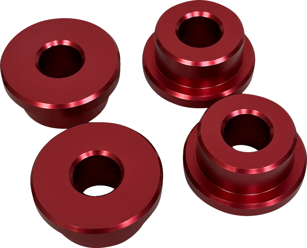 PRO-ONE PERF.MFG. Solid Riser Bushing Kit - Red 103050R