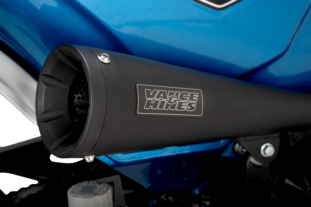 VANCE & HINES Upsweep Slip-On Muffler for Honda Dax 125 - Black, Part 48431