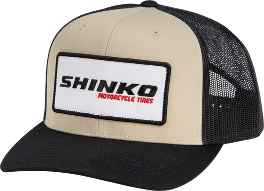 Shinko Snapback Hat Black and Natural - Adjustable Headwear for Men and Women