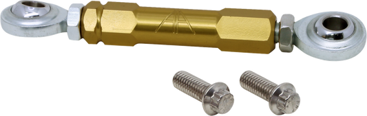 ALLOY ART Adjustable Stabilizer Link - Front - Gold Anodized - Touring CFL-3