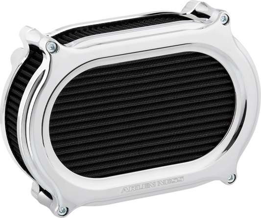 ARLEN NESS Stage 2 Oval Air Cleaner Kit - Chrome 600-170