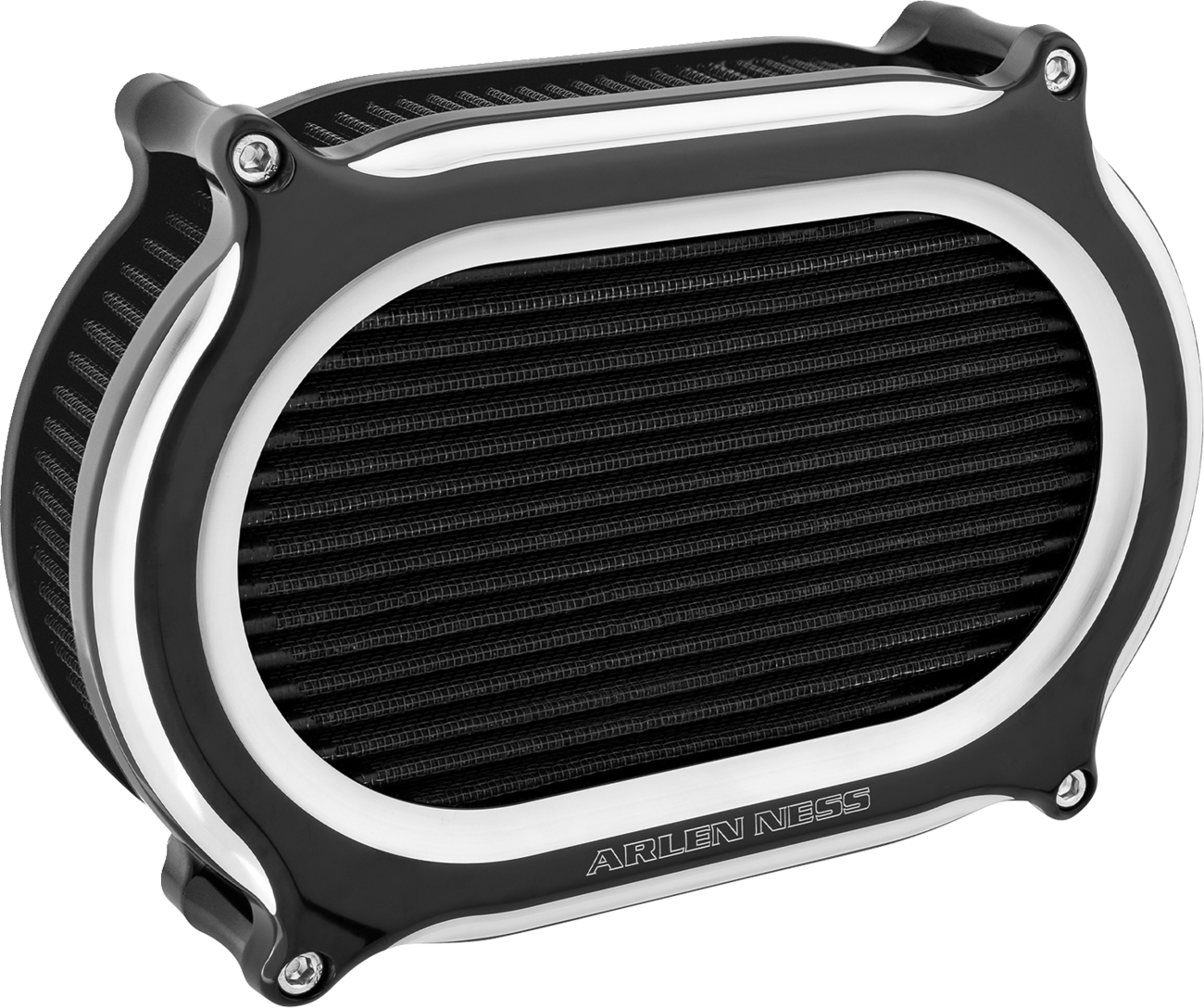 ARLEN NESS Stage 2 Oval Air Cleaner Kit - Black 600-171