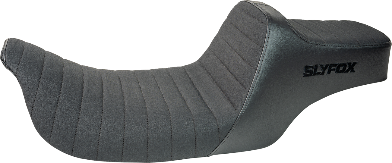 SLYFOX High Noon Seat with Vinyl Cover and Classic Stitch for FL '97-'07 – Model 4702A-SlyFox