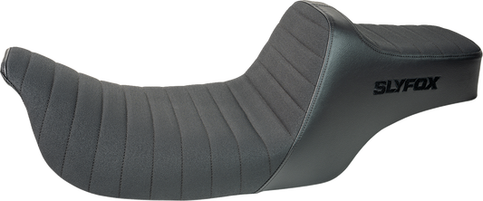 SLYFOX High Noon Seat with Vinyl Cover and Classic Stitch for FL '97-'07 – Model 4702A-SlyFox