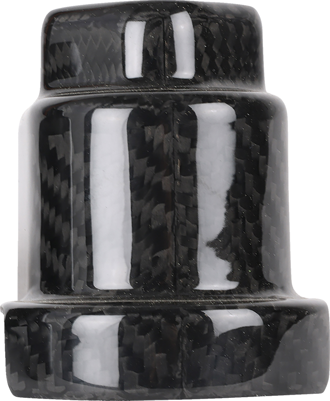 Thrashin Supply Co. Gloss Weave Carbon Fiber Cover for Steering Lock - Part TSC-3033-0