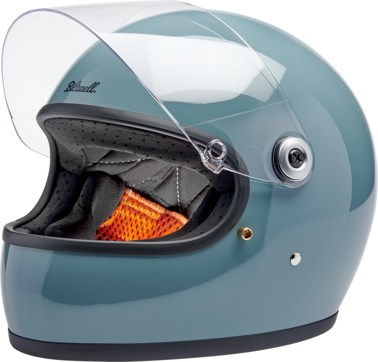 BILTWELL Gringo S Helmet - Gloss Agave Blue - Small 1003-134-502