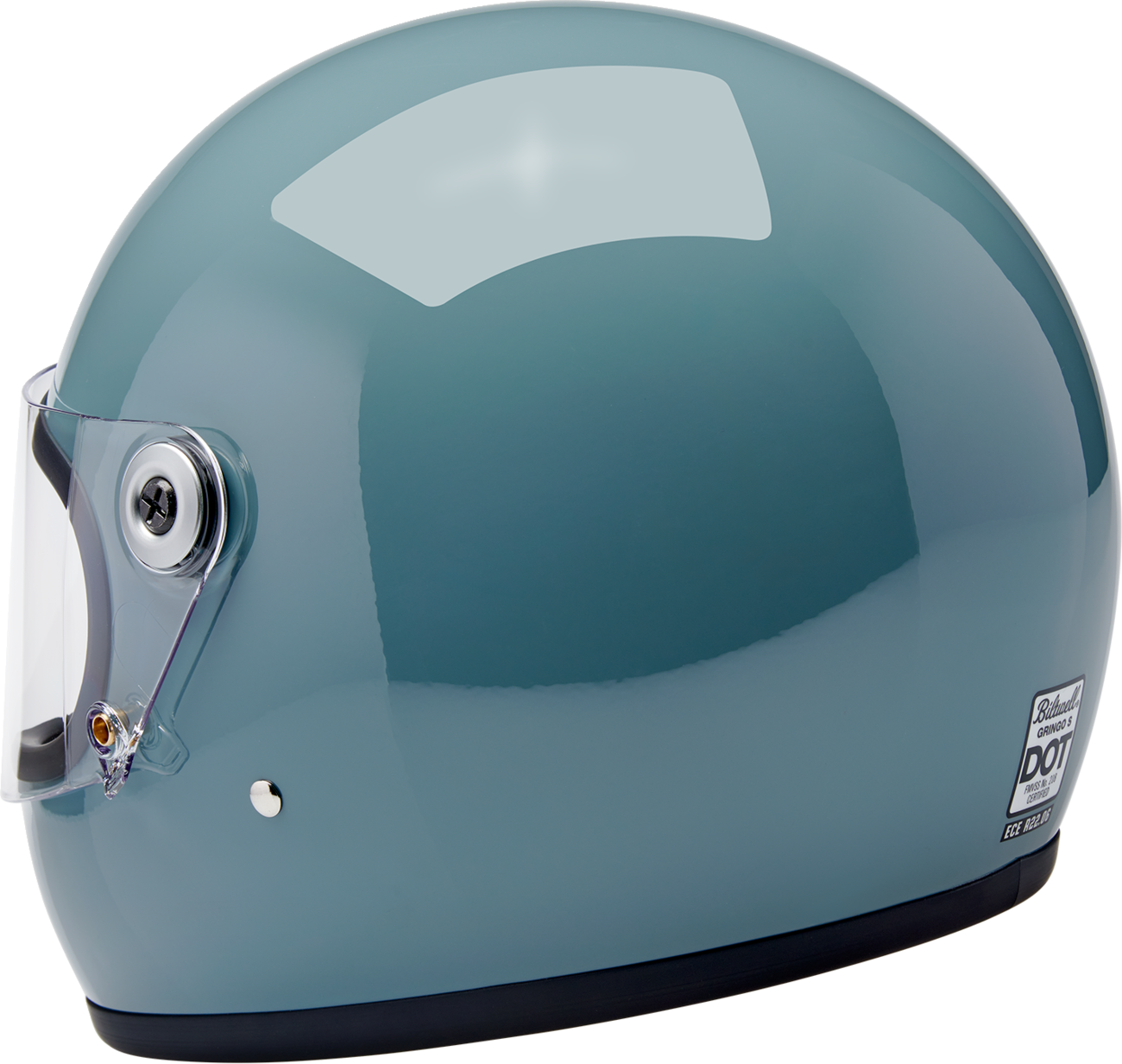 BILTWELL Gringo S Helmet - Gloss Agave Blue - Small 1003-134-502