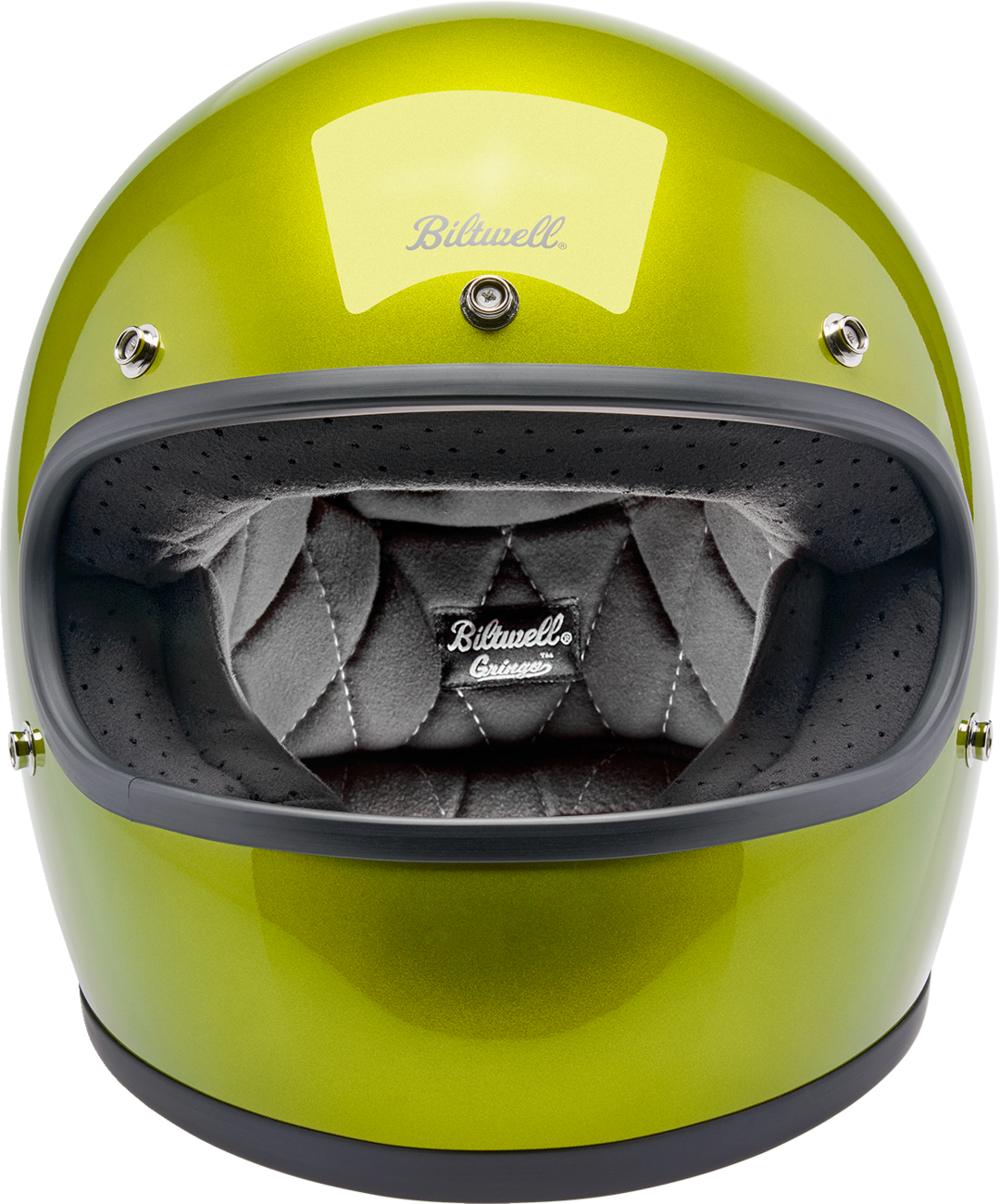 BILTWELL Gringo Helmet - Metallic Lime - 2XL 1002-392-506
