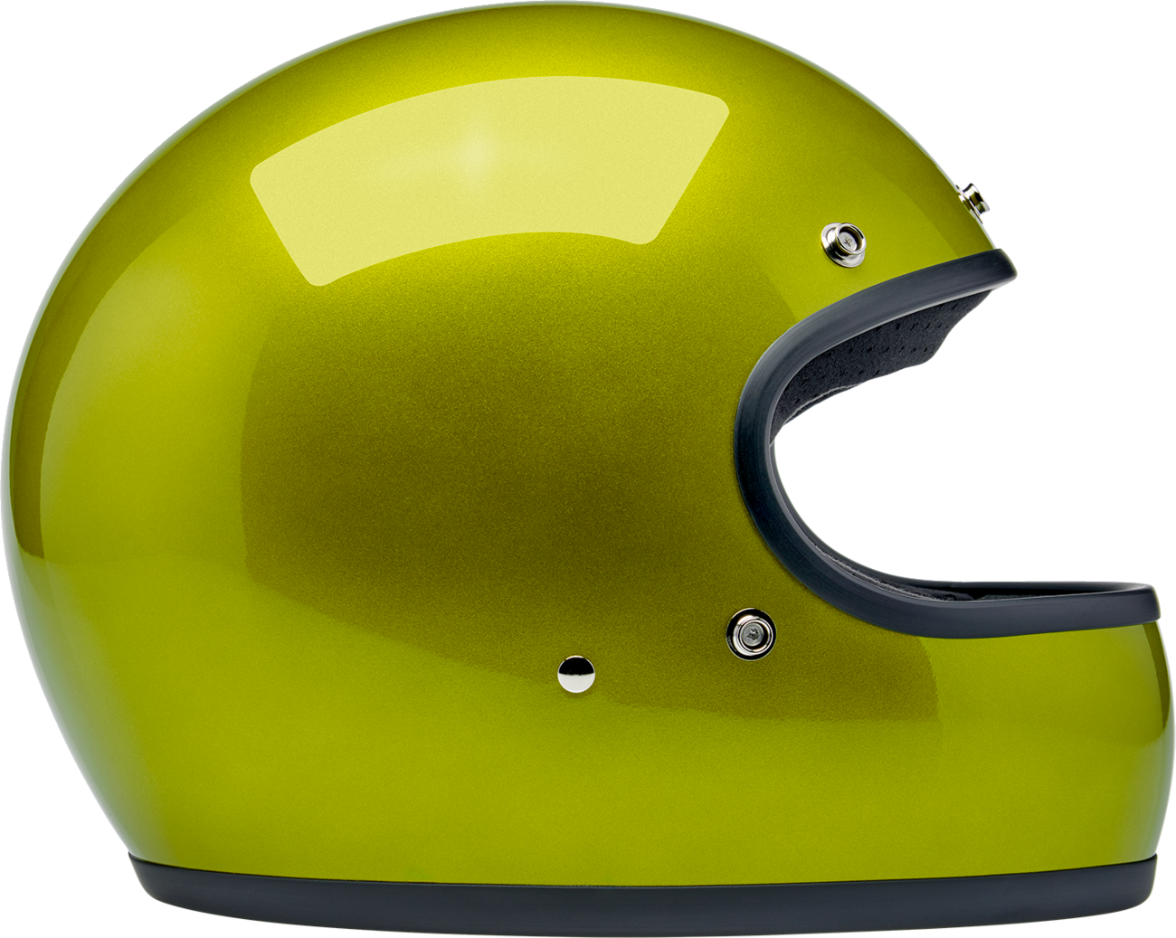 BILTWELL Gringo Helmet - Metallic Lime - 2XL 1002-392-506