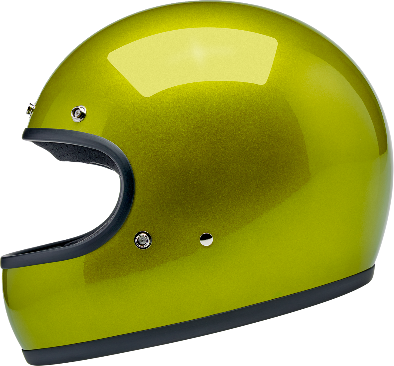BILTWELL Gringo Helmet - Metallic Lime - 2XL 1002-392-506