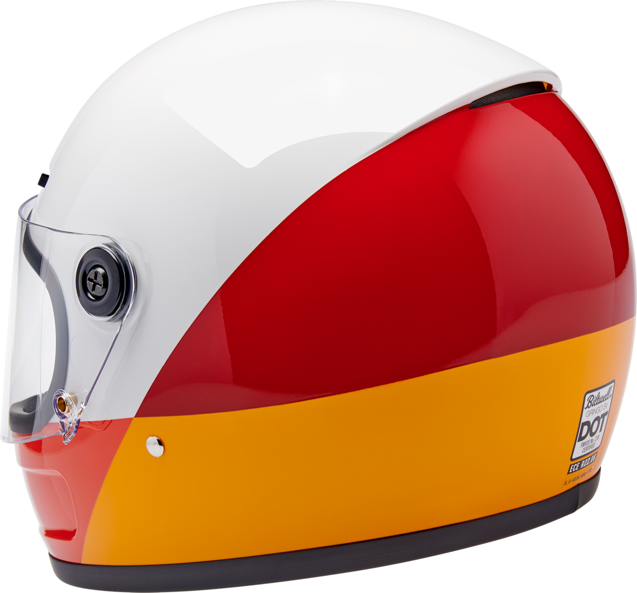 BILTWELL Gringo SV Helmet - Gloss Intersection Warm - Large 1006-599-504