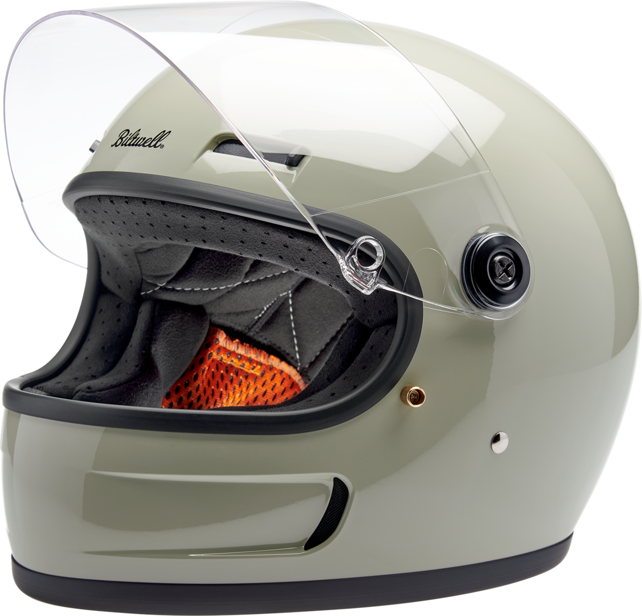 BILTWELL Gringo SV Helmet - Gloss Chalk Gray - 2XL 1006-196-506