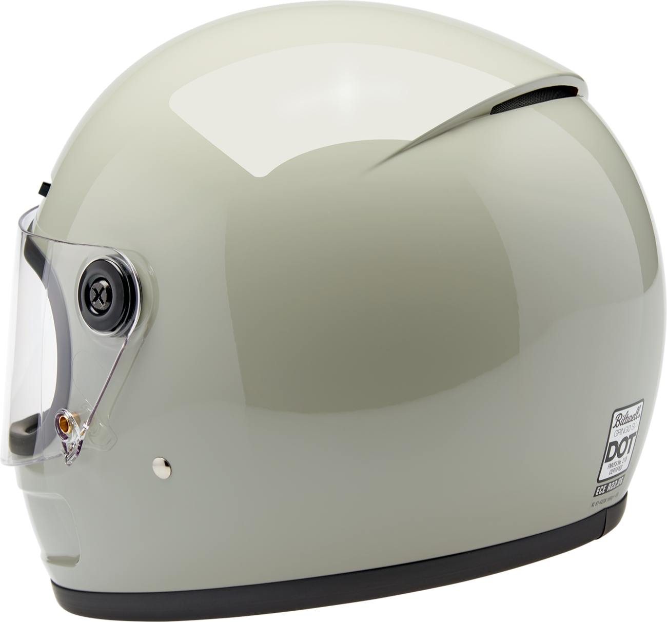 BILTWELL Gringo SV Helmet - Gloss Chalk Gray - 2XL 1006-196-506