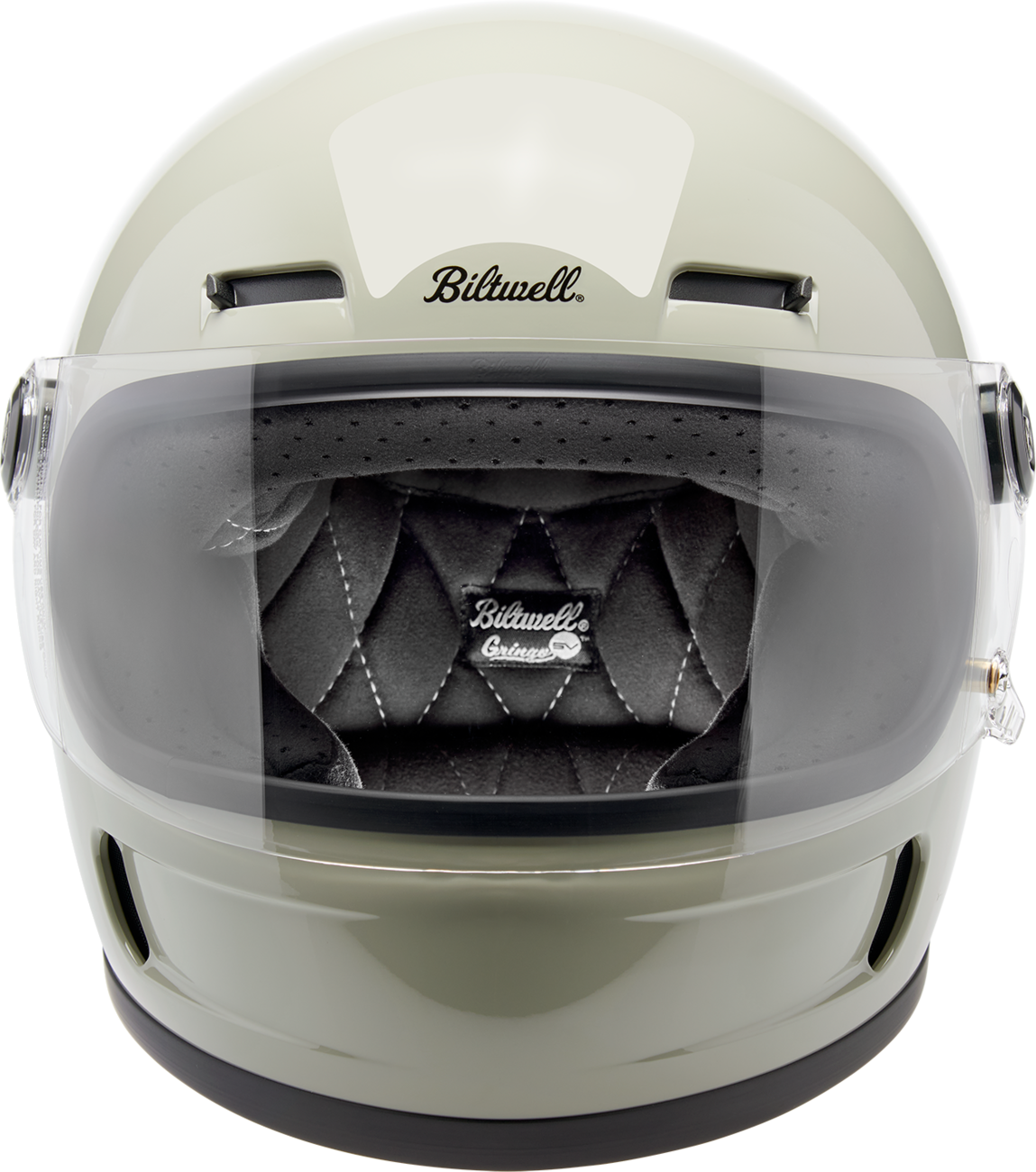 BILTWELL Gringo SV Helmet - Gloss Chalk Gray - 2XL 1006-196-506