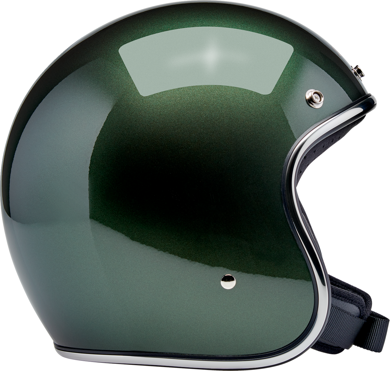 BILTWELL Bonanza Helmet - Metallic Sierra Green - Large 1001-324-204