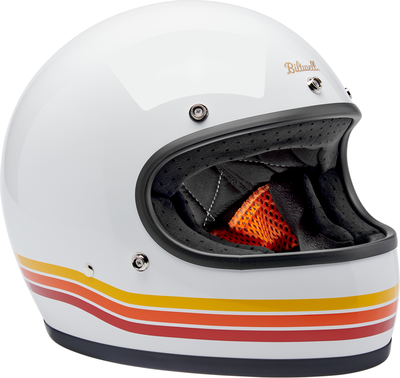 BILTWELL Gringo Helmet - Sunset Spectrum - XS 1002-591-501