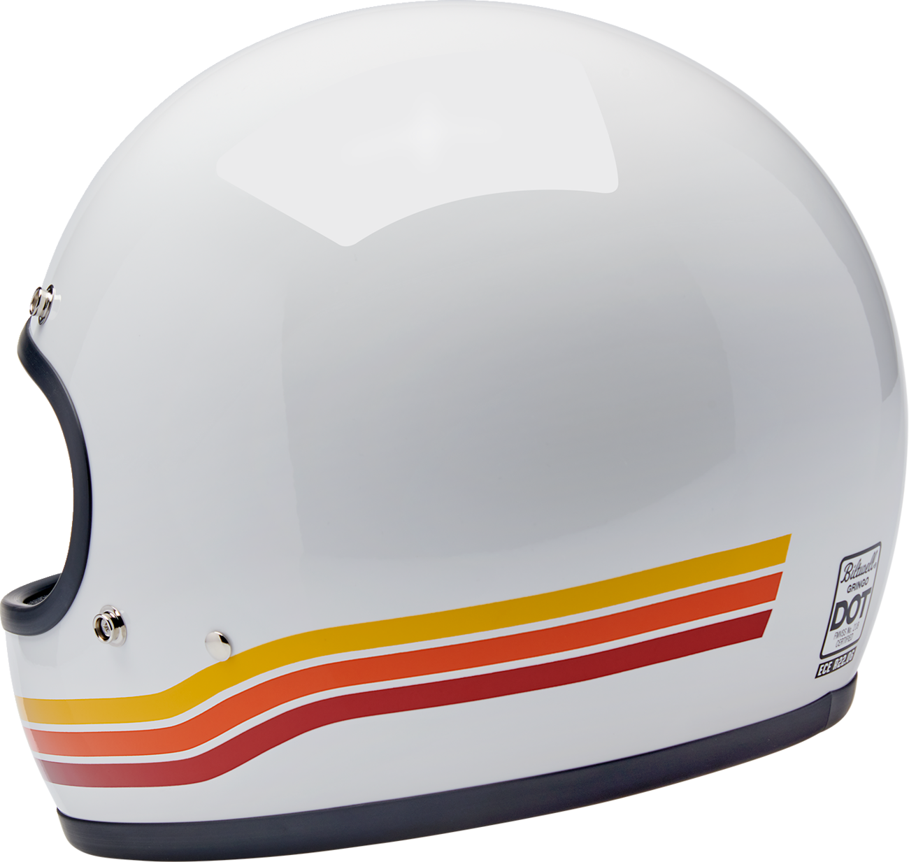 BILTWELL Gringo Helmet - Sunset Spectrum - XS 1002-591-501