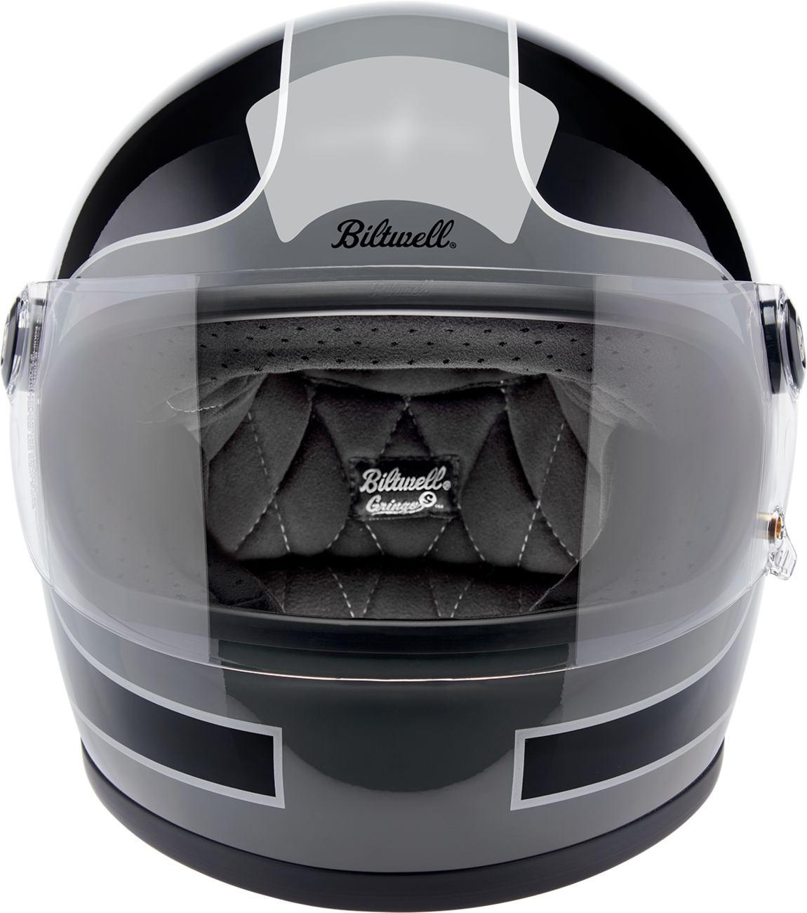 BILTWELL Gringo S Helmet - Tracker - Gloss Storm Gray/Black - XS 1003-562-501