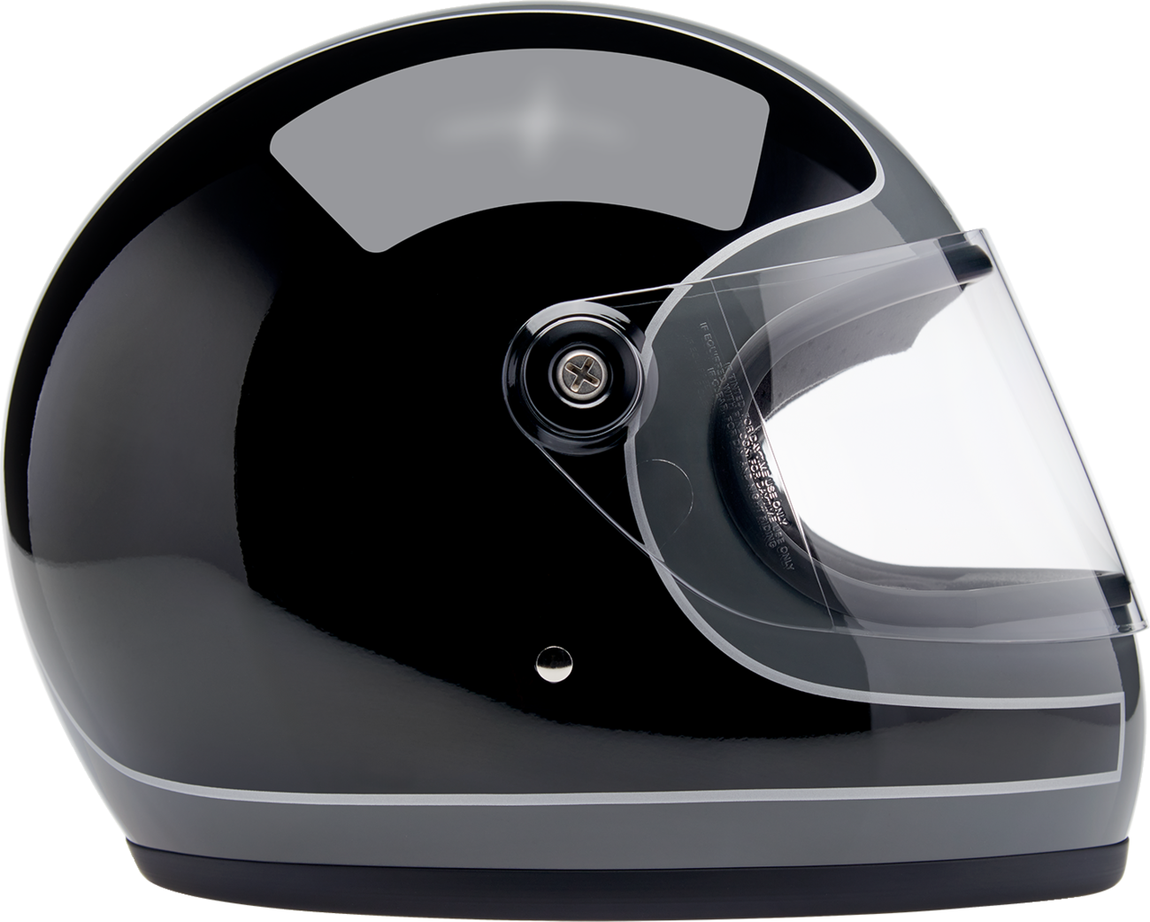 BILTWELL Gringo S Helmet - Tracker - Gloss Storm Gray/Black - XS 1003-562-501
