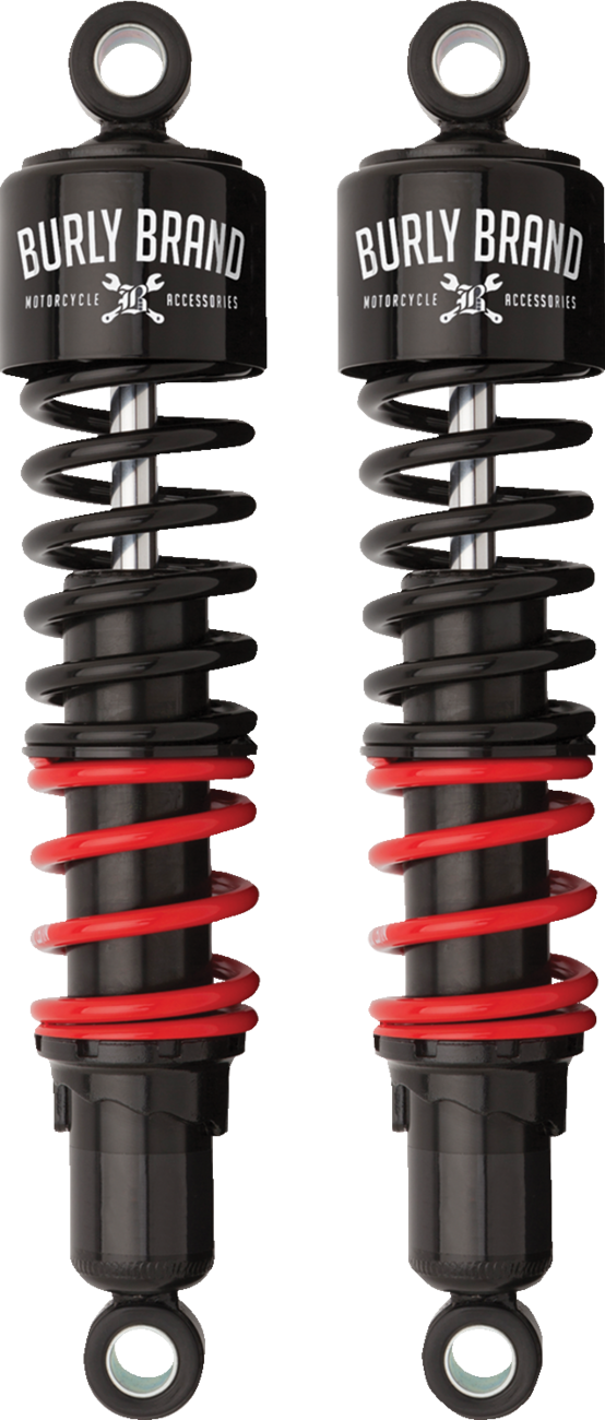 BURLY BRAND Stiletto Shock - 12.5" - Black/Red B28-1255