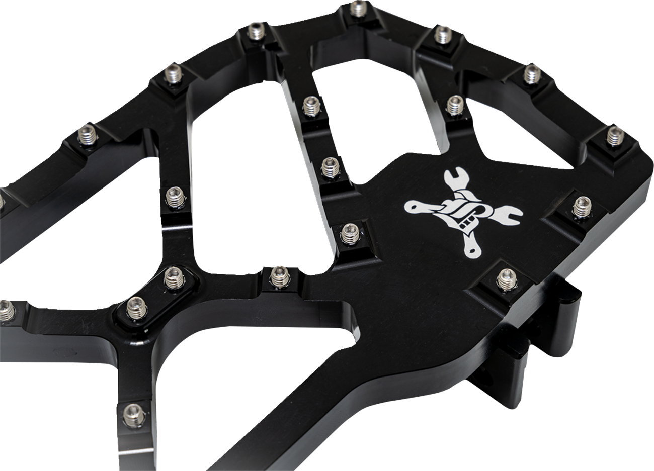 BURLY BRAND MX-Evolution Floorboards - Rider - Black - FLH/FLT '85-'25 B13-1053B