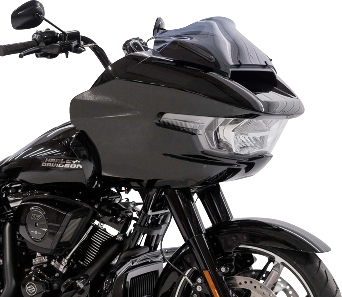 KLOCK WERKS Flare™ Windshield - 15" - Dark Smoke - FLTRX KWW-01-0763-DS