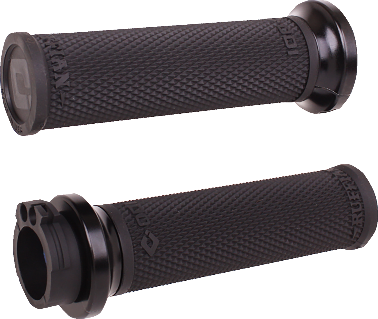 ODI Ruffian Lock-On Street Grips - Cable - Black/Black V30HCWB-B