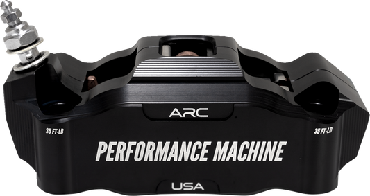 PERFORMANCE MACHINE (PM) Radial Mount Caliper - Front Left - Black Anodized 0052-2427-MB