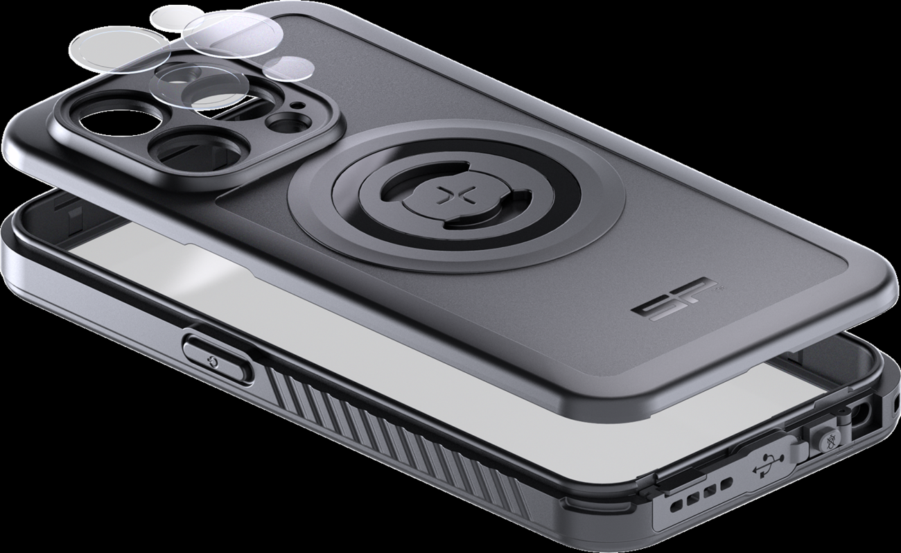 SP CONNECT Xtreme SPC+ Case for iPhone 15 Pro - Military Drop-Test Certified, Waterproof, and Magnetic Charging Compatible