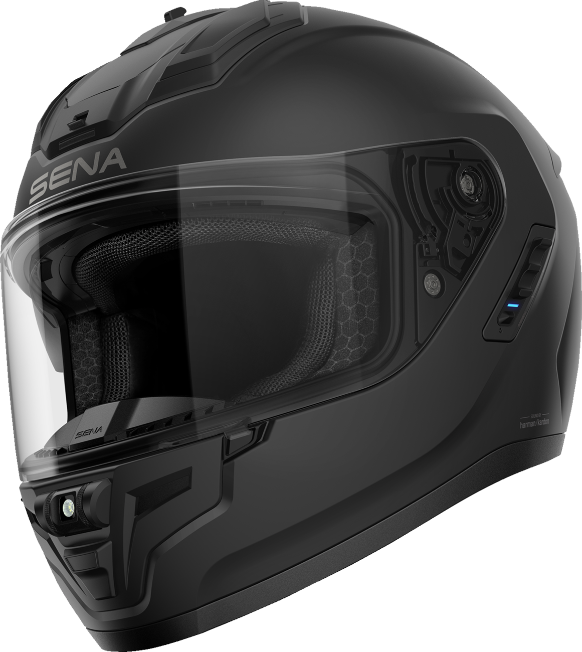 SENA Phantom Helmet Matte Black XL - Model PHANTOM-MB0XL3 with Built-in Communication System