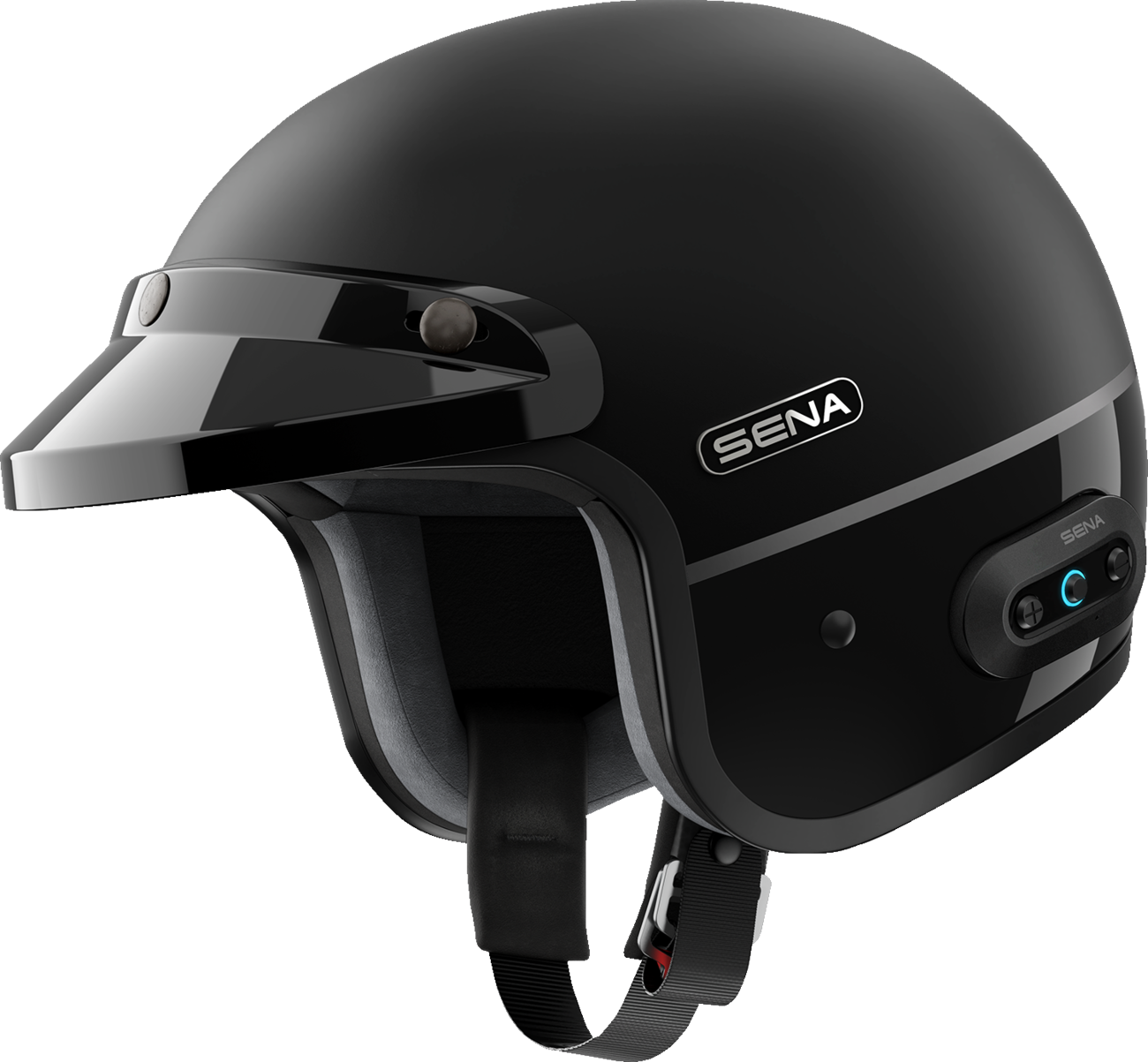 SENA Surge Mesh Helmet Matte Black Large – Advanced Communication & Protection